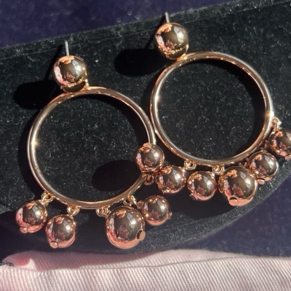 KATE SPADE BAUBLE HOOP DROP EARRINGS authentic - Picture 11 of 12